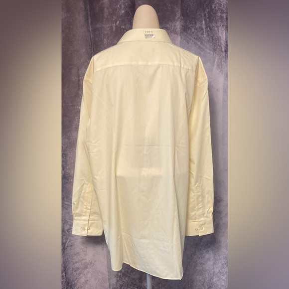 Van Heusen men’s button down Lemon Glaze XL - Picture 3 of 9